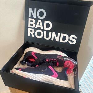 G/FORE MG4X2 Women’s Golf Shoes in Navy and Pink